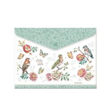 Obal plastov A5 s drukem Butterfly garden - 1647-0410