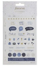 Samolepky FILOFAX Indigo -  npl Multi, A5/osobn 132761
