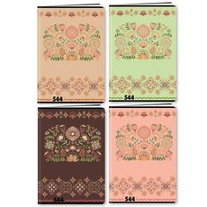 Seit A5 Floral Scape - 544, 40list    1508-0389