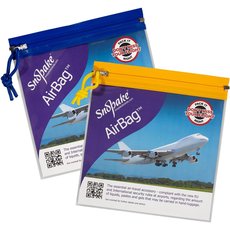 Uzavrateln sek do letadla Snopake Airbag 20x20cm modr/lut    15158S