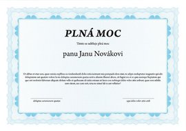 Papr certifikan A4, 20 list, modr OP1576