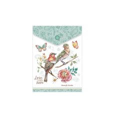 Plastov oblka s drukem A6 Butterfly garden  1644-0410