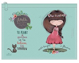 Obal plastov A5 se zipem 1652 mix