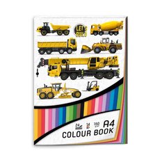 Barevn papr A4, 24 list-14barev, 150g/m2      Let&#039;s Build - 1703-0390