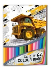 Barevn papr A4, 24 list-14barev, 150g/m2      1703-0333