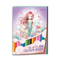 Barevn papr A4, 24 list-14barev, 150g/m2     MERMAID   1703-0412