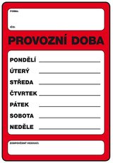 Prodejn a provozn doba OP1840  ZRUENO
