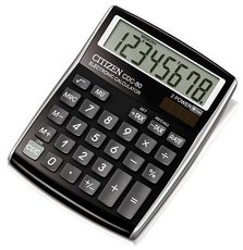 Kalkulaka CITIZEN CDC-80BKWB black, osmimstn, automatick vypnut