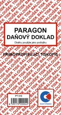 Paragon - daov doklad, propisujc  PT010