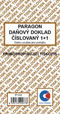 Paragon - daov doklad, propisujc 1+1 slovan PT012