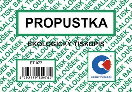 Propustka A7 ekologick ET077