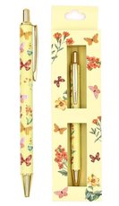 Drkov pero YELLOW - lut, 1mm, modr inkoust              3597001