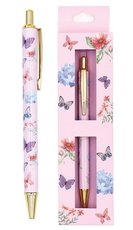 Drkov pero PINK - rov, 1mm, modr inkoust              3598001