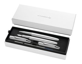 Pero plnic a roller Pelikan Jazz Noble - stbrn v boxu        00826938