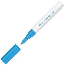Popisova PILOT Pintor - akrylov, svtle modr, F (tenk hrot) 1 mm 4074-010
