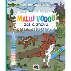 Maluj vodou zas a znovu Dinosaui