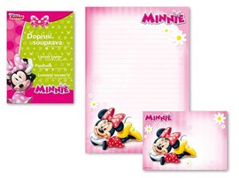 Dopisn papr Disney Minnie - barevn LUX 5+10    5550255