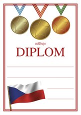 Diplom A5 Medaile BD045