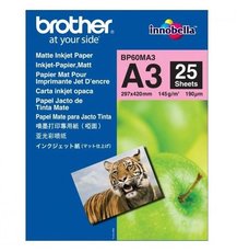 Brother Photo Matt Paper, foto papr, matn, bl, A3, 145 g/m2, 25 ks, BP60MA3