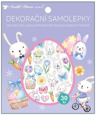 Samolepky zajci 30 ks 13 x 15,5 cm     6954