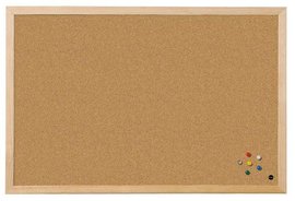 Tabule KORKOV Economy 60 x 40 cm, hnd, jednostann, hnd, ve devnm rmu