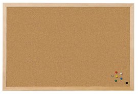 Tabule KORKOV Board-WCD-2, 40x60cm jednostrann, hnd, ve devnm rmu,