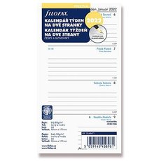 Npl FILOFAX  tdenn A6 do osobnch  di s rozloenm tden na 2 strany  6847122