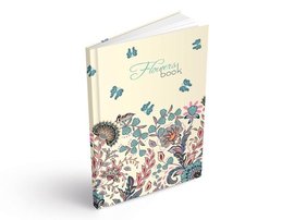 Zznamn kniha &#039;Flowers book&#039; - A6 100l/linka ZL6104     7501124