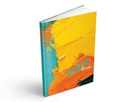 Zznamn kniha &#039;Paint book&#039; - A6 100l/linka ZL6104     7501125