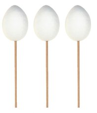 Vajka z buniiny k nazdoben zpich 6 cm+ pejle, 12 ks v sku    8184
