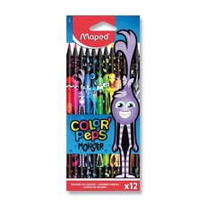 Pastelky bezdev  Maped Color Peps Monster, - 12 barev  0086/9862612
