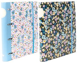 Poada A4 LILA FLOWERS - 4kroukov, s npln 50l (linka)     ac123814