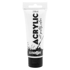 Barvy akrylov  JUNIOR 75 ml - bl/white  07506