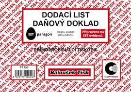 Dodac list - daov doklad A6 - EET