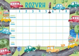 Rozvrh hodin Auta