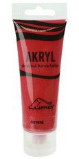 Barvy akrylov tmav erven 75ml