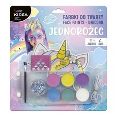 Barvy na obliej JEDNOROEC-6barev+tetec a elenka sada