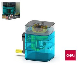 Oezvtko stoln transparentn  DELI 71162 modr