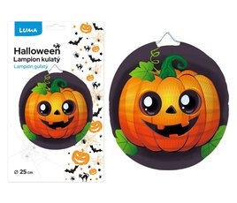 Lampion 15cm vlec HALLOWEEN kostlivec LUMA