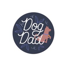 Samolepka Printintin &#039;Dog dad&#039; - prmr 6cm