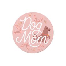 Samolepka Printintin &#039;Dog mom&#039; - prmr 6cm