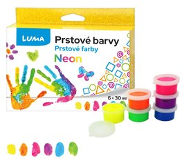 Barvy prstov neon LUMA 6 barev 30ml