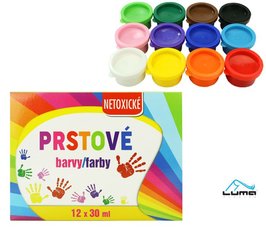 Barvy prstov LUMA 12 barev 30ml