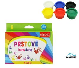 Barvy prstov LUMA 6 barev 30ml