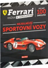 Kniha samolepek FERRARI sportovn vozy-ern K-FP-0301