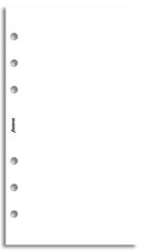 Npl FILOFAX  A6 nelinkovan papr 30 list - Osobn 132405