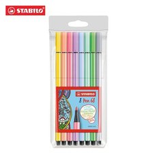 Fixy STABILO Pen 68 PASTEL - sada 8ks                68801