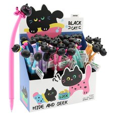 Pero gelov Black cat - 0,5 mm, modr    240049