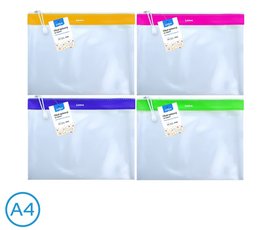 Obal spisov se zipem sovan A4, PVC LUMA mix