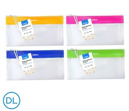 Obal spisov se zipem sovan DL, PVC LUMA mix